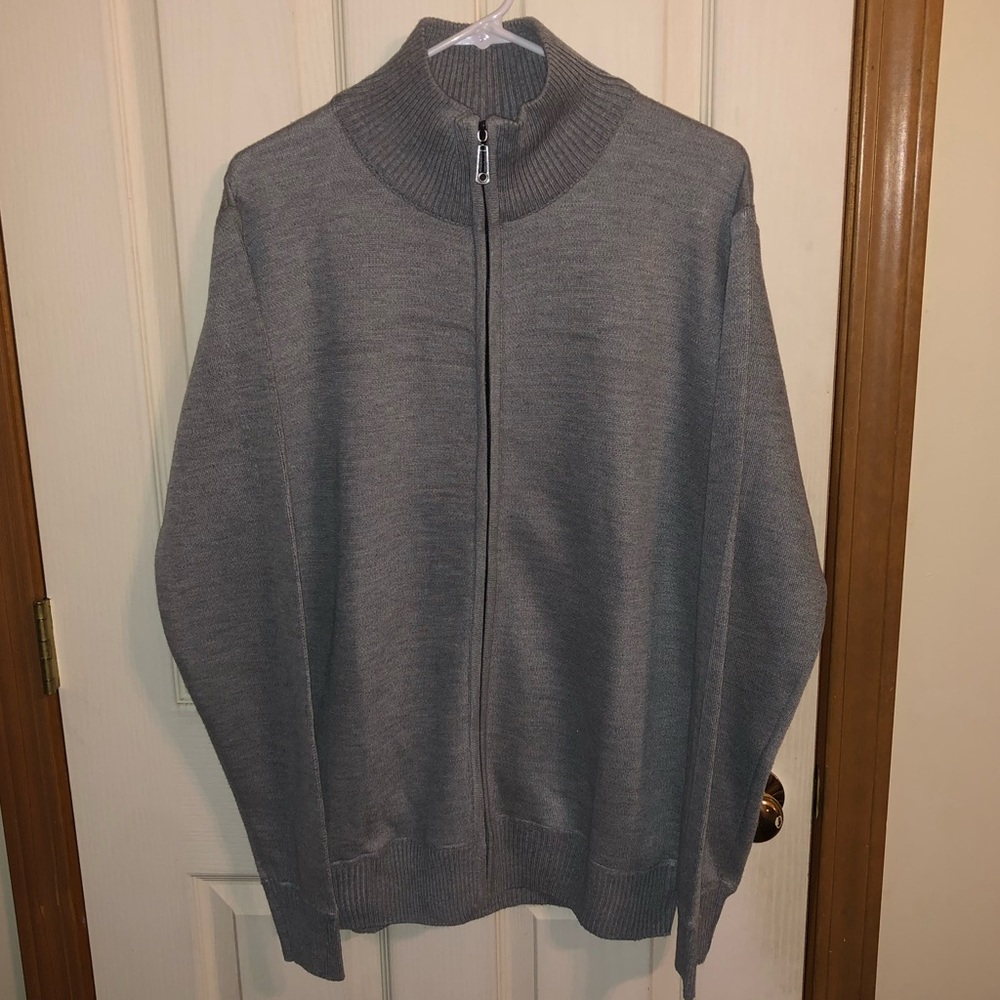 Canyon Creek Gray Zip Up Sweater